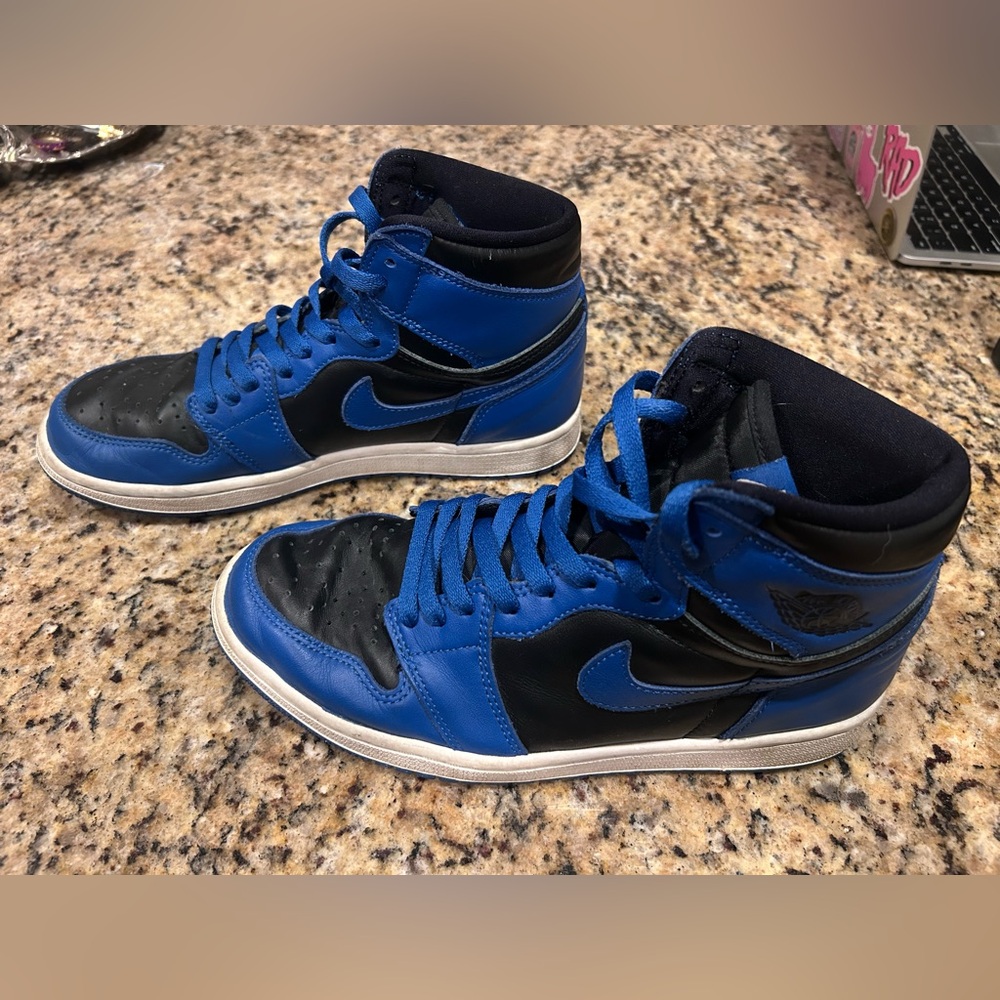 Nike Men's High-Top Sneakers in Blue and Black